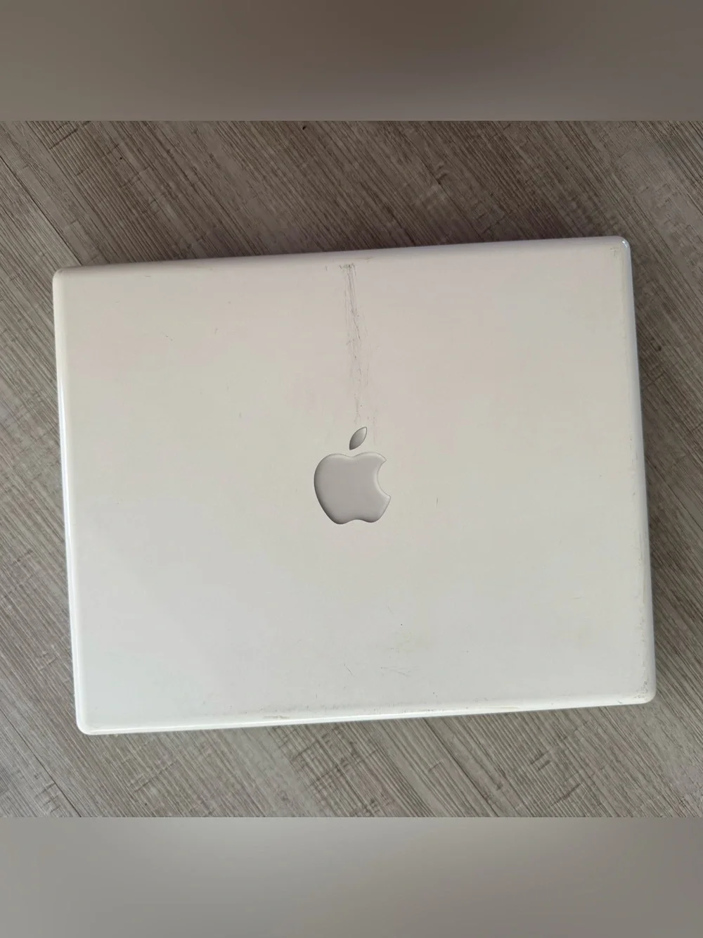Apple iBook G4 12” White Laptop Untested Vintage 2005